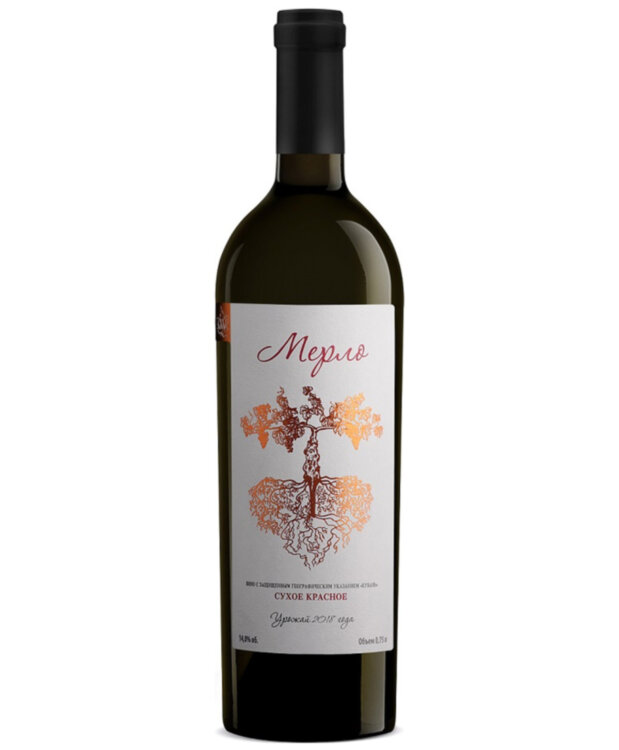 Вино Gunko Winery Мерло 2018, 0,75 л