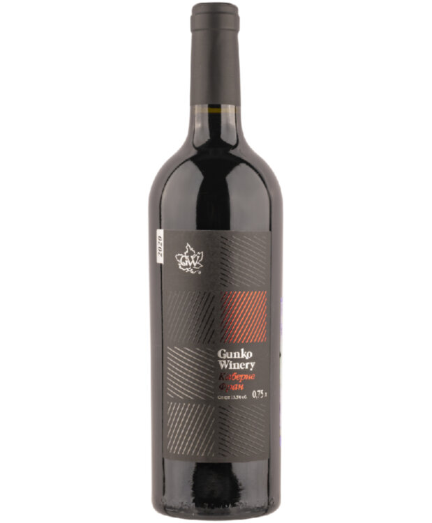 Вино Gunko Winery Cabernet Franc 2020, 0,75 л