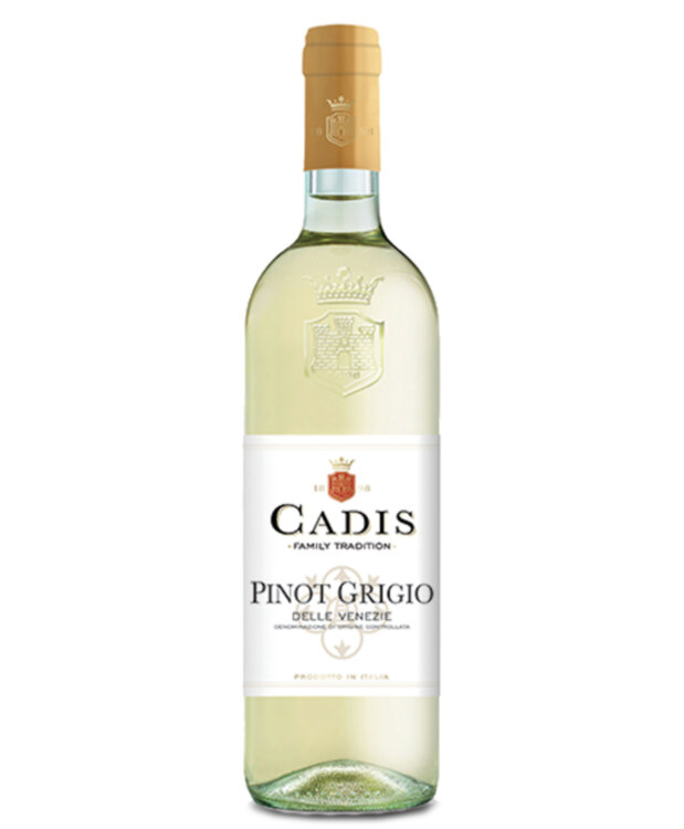 Вино Cadis Pinot Grigio 2018, 0,75 л