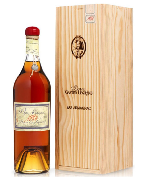 Арманьяк Baron Gaston Legrand Bas Armagnac 1984, box, 0,7 л.