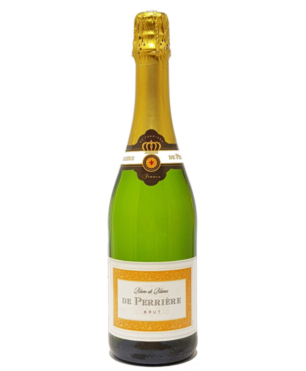 Вино игристое De Perrière Blanc de Blancs Brut, 0,75 л