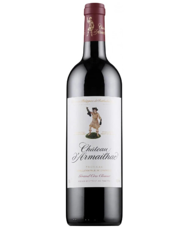 Вино Chateau d'Armailhac Pauillac AOC 5-me Grand Cru Classe 2018, 0,75 л