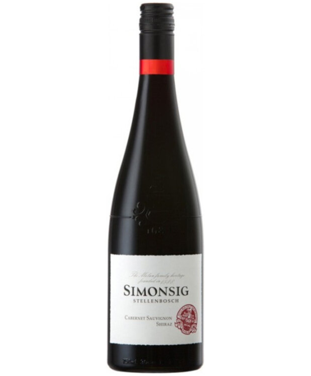 Вино Simonsig Cabernet Sauvignon-Shiraz 2018, 0,75 л