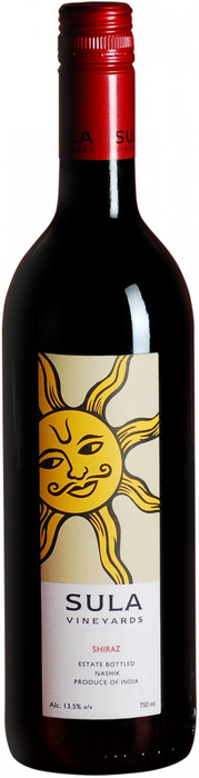 Вино Sula Shiraz 2017, 0,75 л