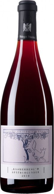 Вино Becker Spatburgunder Kammerberg GG 2010, 0,75 л